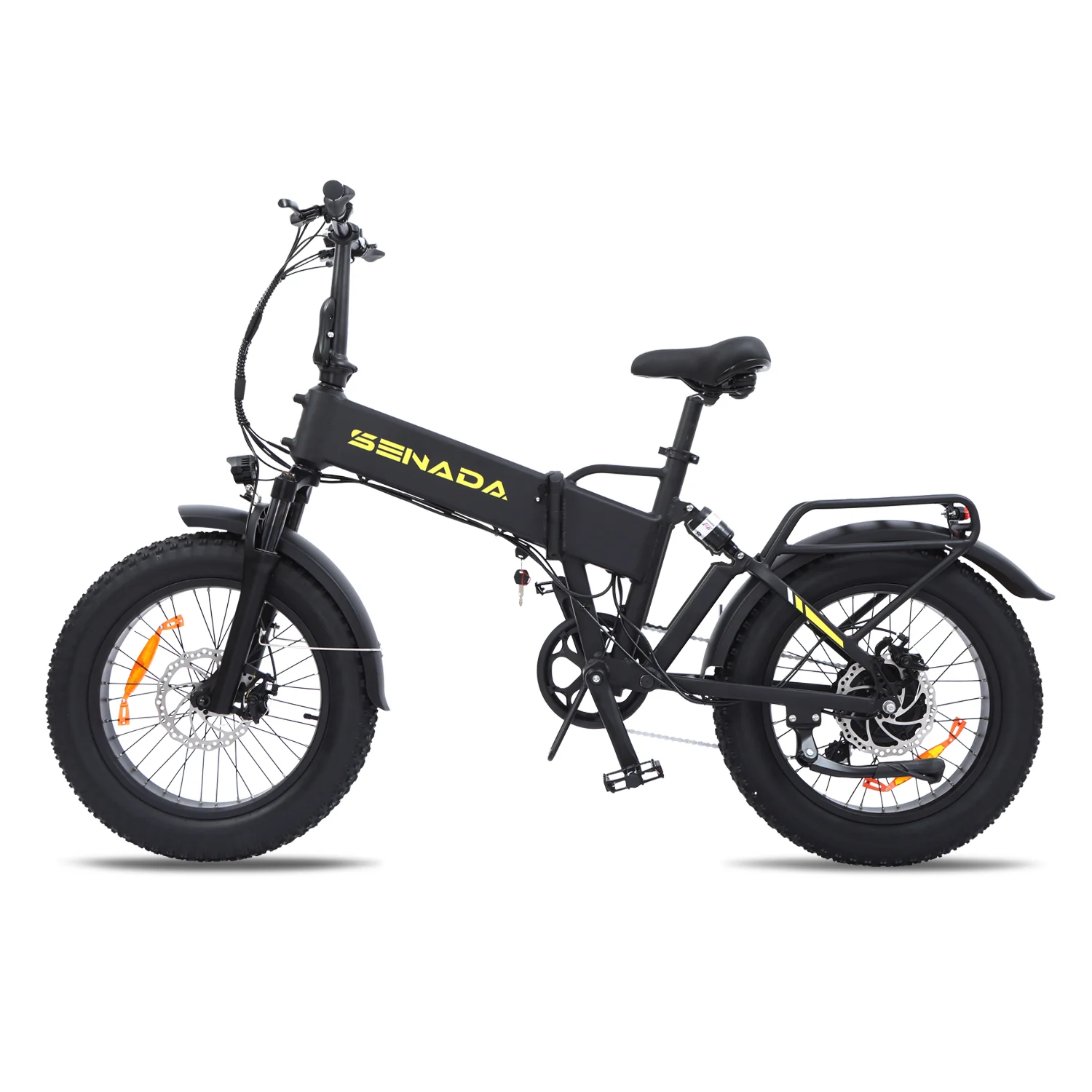 GLADIATOR Cargo Electric Bike | 750W 15Ah | Upgraded 48V 20" Fat Tire Beach Snow Electric Mountain Bike + Rear Rack & Fenders - Image 11