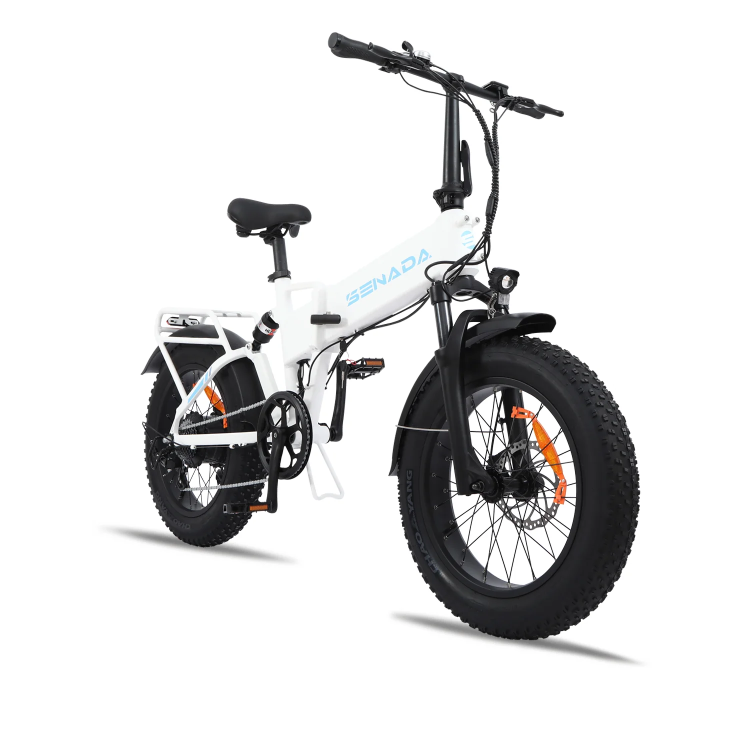 GLADIATOR Cargo Electric Bike | 750W 15Ah | Upgraded 48V 20" Fat Tire Beach Snow Electric Mountain Bike + Rear Rack & Fenders - Image 6