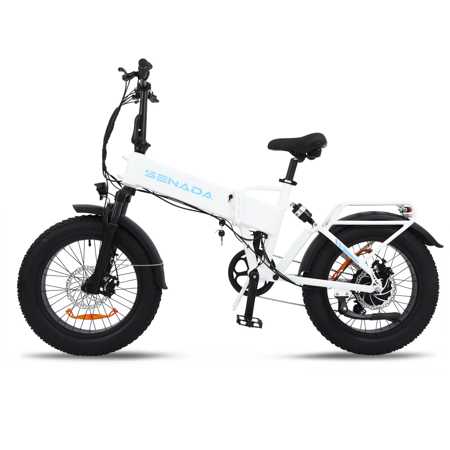 GLADIATOR Cargo Electric Bike | 750W 15Ah | Upgraded 48V 20" Fat Tire Beach Snow Electric Mountain Bike + Rear Rack & Fenders - Image 5