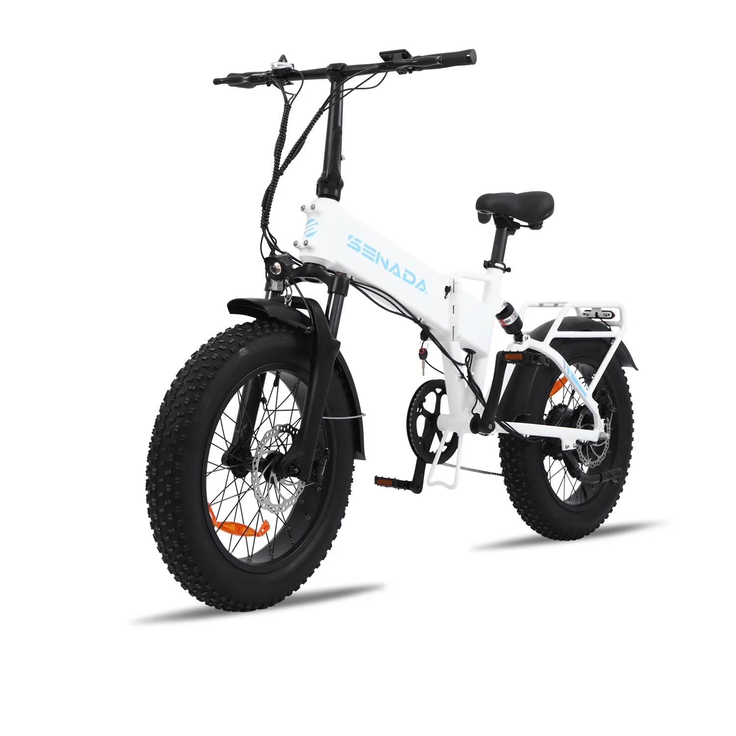 GLADIATOR Cargo Electric Bike | 750W 15Ah | Upgraded 48V 20" Fat Tire Beach Snow Electric Mountain Bike + Rear Rack & Fenders - Image 4