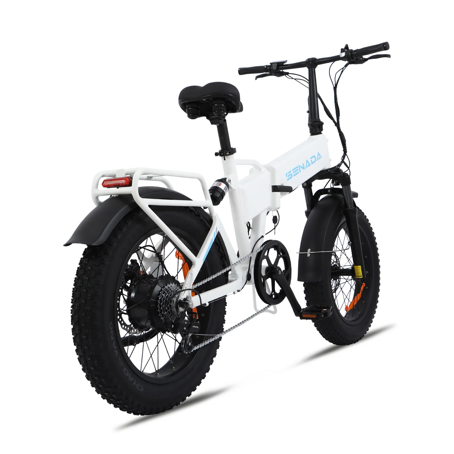 GLADIATOR Cargo Electric Bike | 750W 15Ah | Upgraded 48V 20" Fat Tire Beach Snow Electric Mountain Bike + Rear Rack & Fenders - Image 3